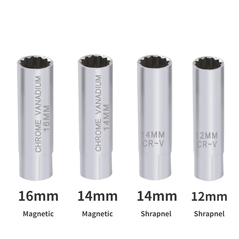 Spark Plug Socket Set - Kunci Soket Busi Magnetik, Alat Pembuka