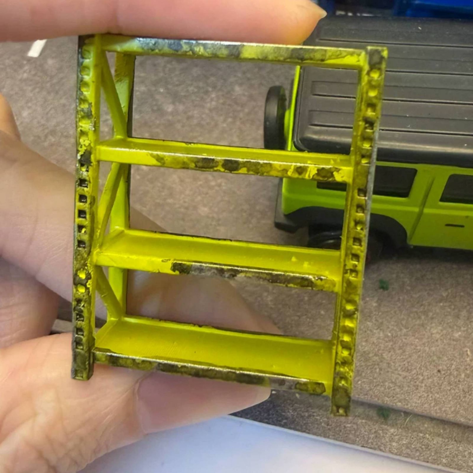 Auto Repair Shop Design - Rak Garasi 1/64 Desain Realistis Rak