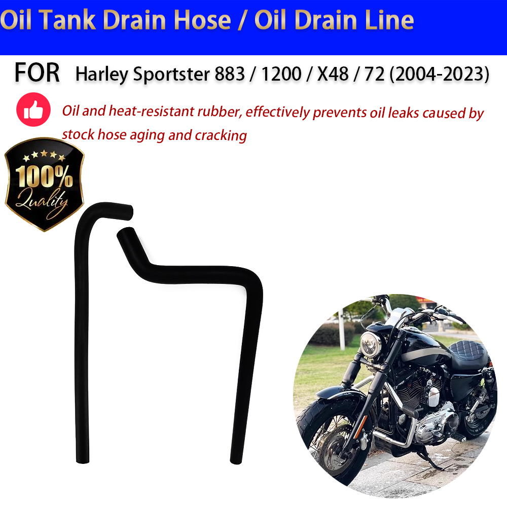 Oil Drain Tank - Untuk Harley Sportster 883 1200 X48