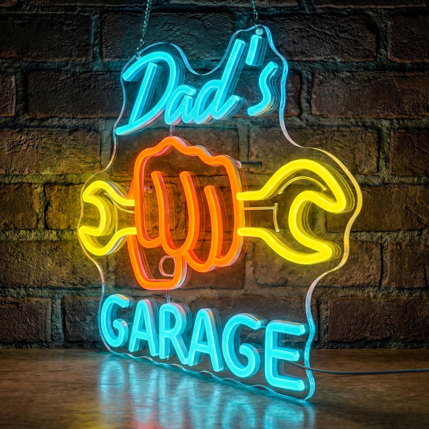 Neon Sign Garasi Ayah untuk De - Auto Repair Shop Design ulasan dan harga