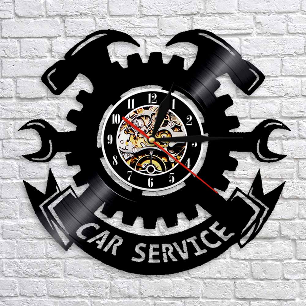 Jam Dinding Tanda Layanan Mobi - Auto Repair Shop Design ulasan dan harga