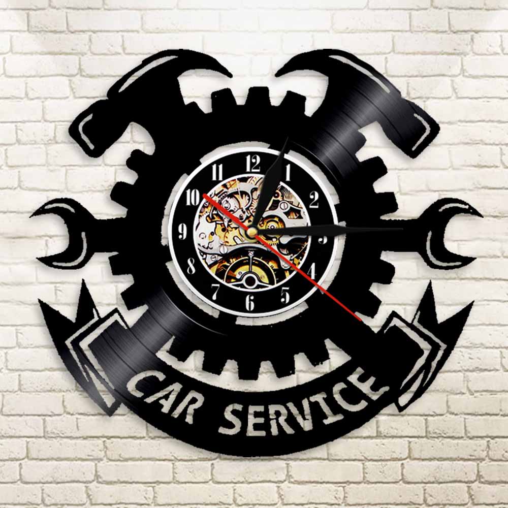 Jam Dinding Tanda Layanan Mobi - Auto Repair Shop Design ulasan dan harga
