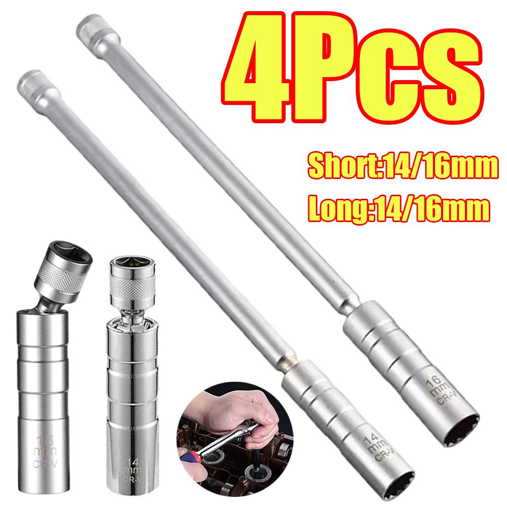 1-4 Buah Kunci Soket Busi 14mm - Spark Plug Socket Set ulasan dan harga