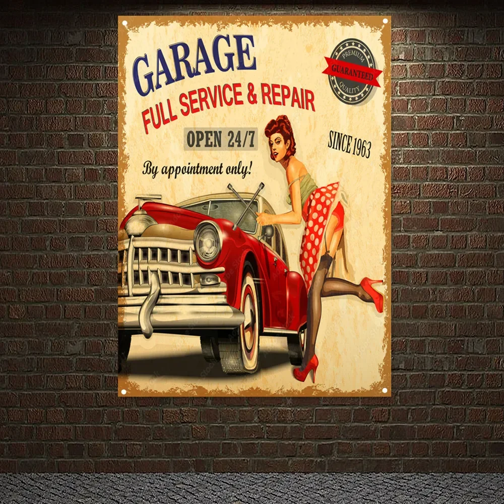 Vintage mobil layanan penuh &  - Auto Repair Shop Banners ulasan dan harga